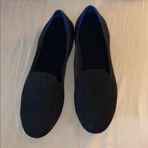 Rothy’s BLACK HONEYCOMB loafers (barely worn)